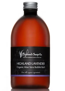 The Highland Soap Co. Highland Lavender Organic Aloe Vera Bubble Bath