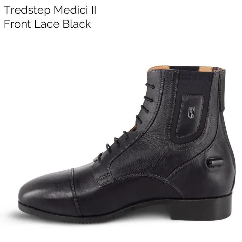 Tredstep Ireland Medici II Lace And Rear Zip Boots Jodhpur Boots