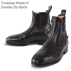 Tredstep Ireland Medici II Lace And Rear Zip Boots Jodhpur Boots
