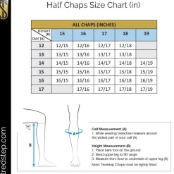 Tredstep Liberty Rear Zip Half Chap