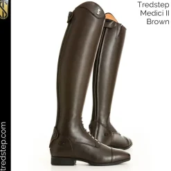 Tredstep Medici II Field Riding Boots - Brown, Reg Height