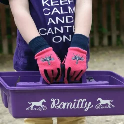 Tuffa Kids Shetland Fleece Riding Gloves