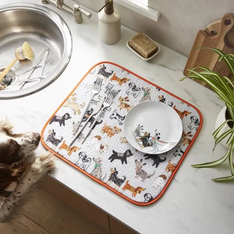 Ulster Weavers Dog Days Dish Dry Mat