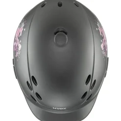 Uvex Onyxx Kids Riding Helmet Little Pony Anthracite Matt