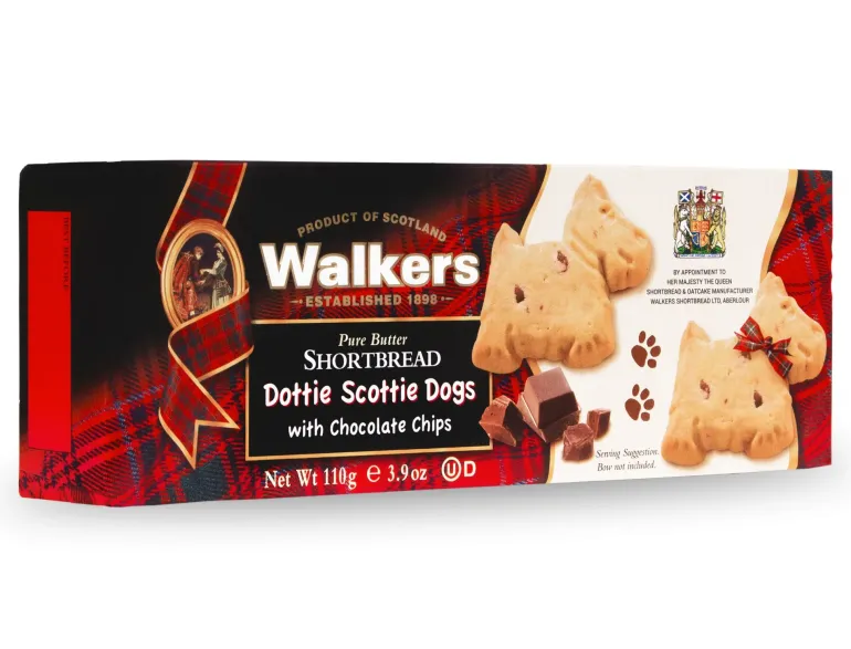 Walkers Dottie Scottie Dog Shortbreads Twin Pack 2 x 110g