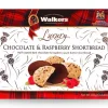 Walkers Half Coated Dark Chocolate & Raspberry Shortbread 160g
