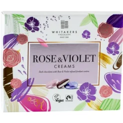 Whitakers Chocolates Foiled Rose & Violet Creams