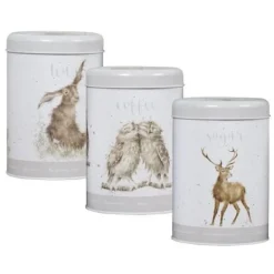 Wrendale Tea, Coffee & Sugar Cannisters